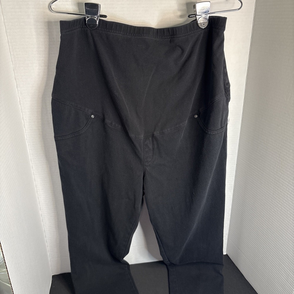 Time and Tru Black Maternity Jeggings Size XL